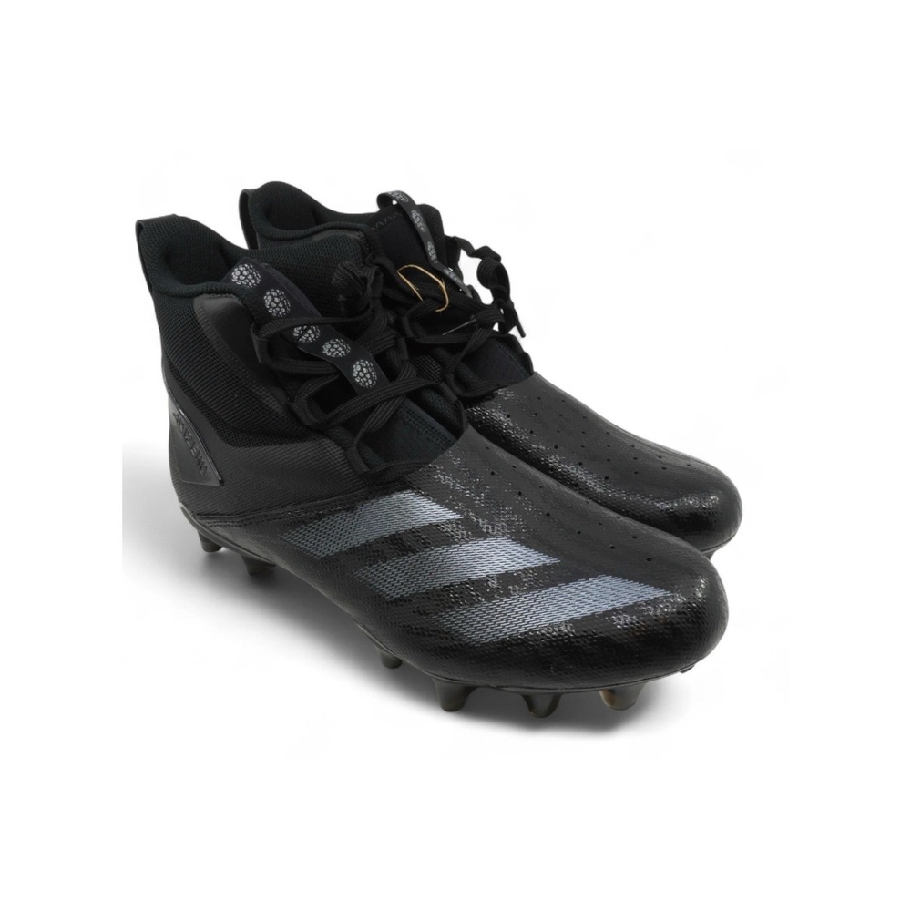 NEW Adidas Adizero Chaos Black Lineman Football Cleats Men's Size 11 - ID9103 - Picture 2 of 7